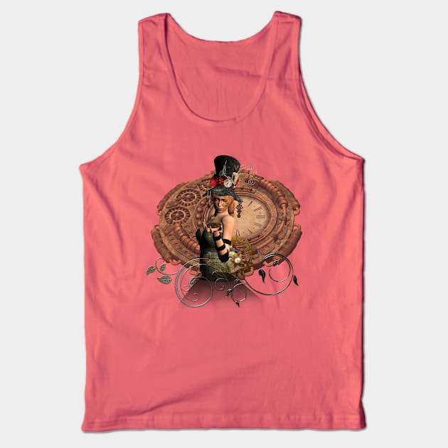 Steampunk, wonderful steampunk women Tank Top by Nicky2342